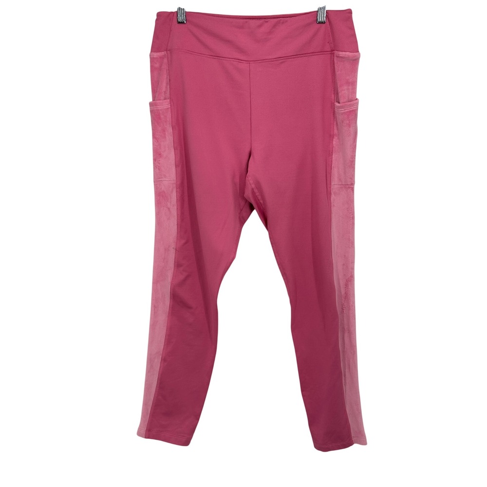 PINK Victoria's Secret Active‎ Pink Leggings XL High Rise Pocket Yoga